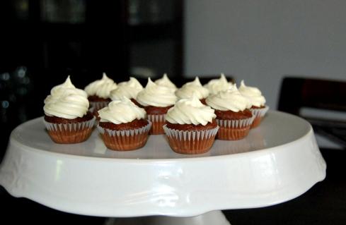 Chocolate Buttermilk Cupcakes.  You are also getting a sneak peek of our new paint colors!